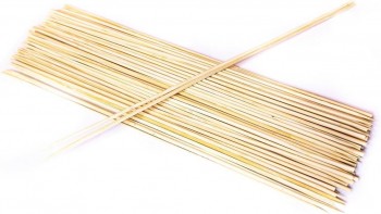 PINCHOS MADERA BAMBU 30CM. 100 udes.