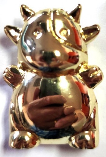 POMO ARMARIO INFANTIL PELOPINCHO ORO