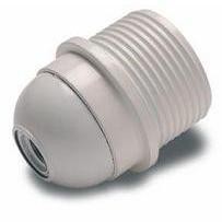 PORTALAMPARAS ROSCA  + TOPE. E-27 BLANCO FA163B