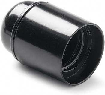 PORTALAMPARAS BAQUELITA E27 NEGRO 161