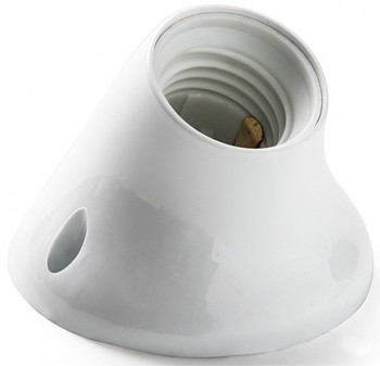 PORTALAMPARAS ZOCALO CURVO E-27 FA178