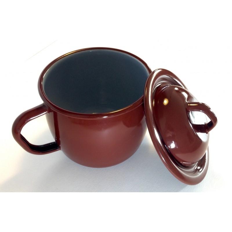 PUCHERO WURKO 1,0 L. MARRON 12CM