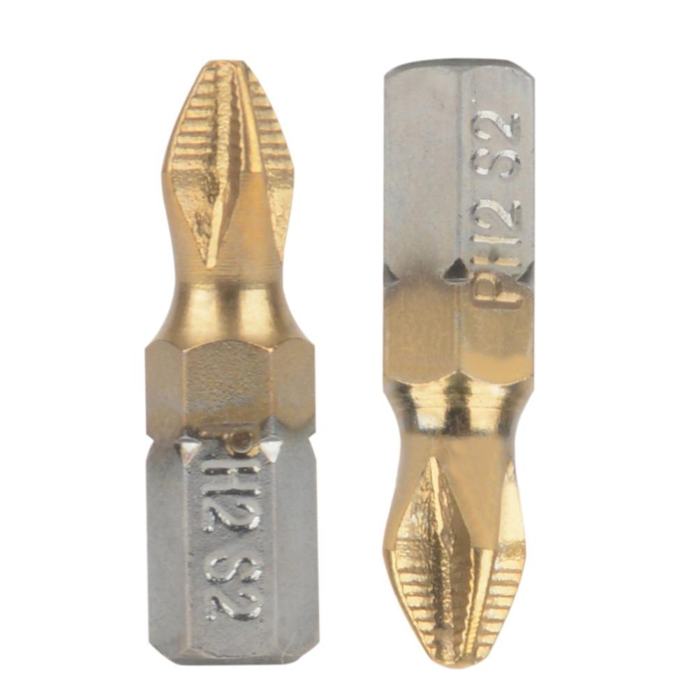 PUNTA BIT TITANIO 1/4 X25 PZD-1   584011-2  B- 2u.