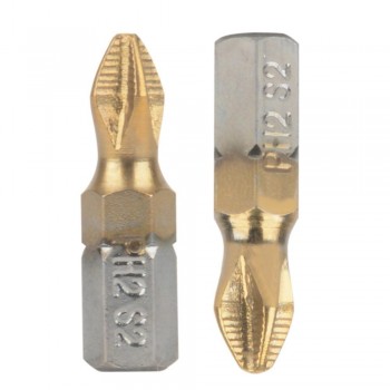 PUNTA BIT TITANIO 1/4 X25 PZD-1   584011-2  B- 2u.