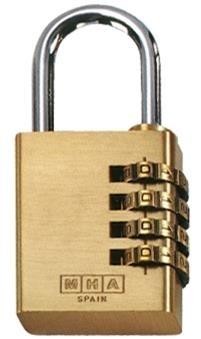 CANDADO LATON MHA COMBINACION 40MM.