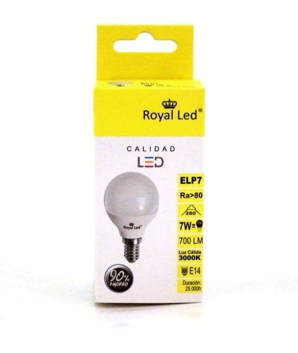 ROYAL ESFERICA E-14 LED 7W 6400K  111159