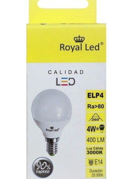 ROYAL ESFERICA E-27 LED 4W 3000K 111241