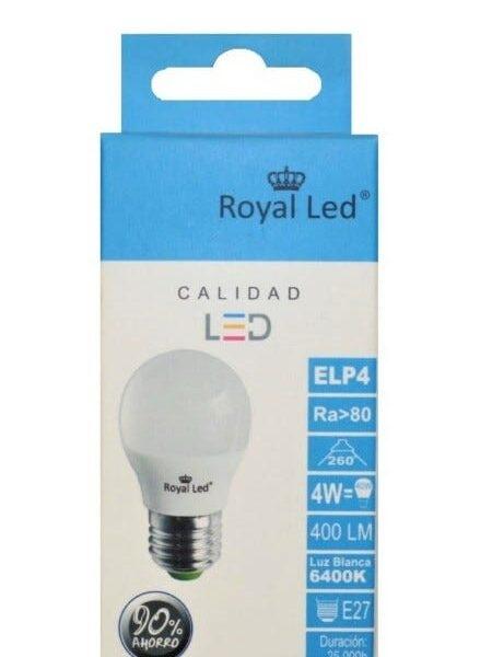 ROYAL ESFERICA E-27 LED 4W 6400K 111234