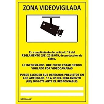 SEÑAL CAMARA VIGILANCIA 20X30 RD30642