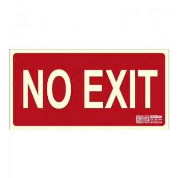 SEÑAL LUM. NO EXIT 15X30 RD01101