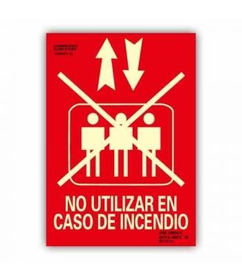 SEÑAL LUM. NO UTILIZAR ASCENSOR 21X30 RD00115