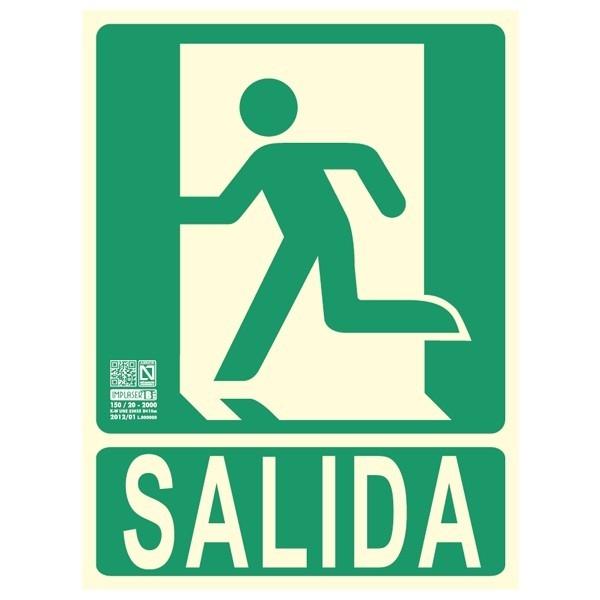 SEÑAL LUM. SALIDA IZDA. 22.40X30 RD14121