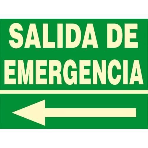 SEÑAL LUM.SALIDAEMERG+FLECHA IZDA.22.4X30 RD14111