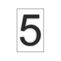 SEÑAL NUMERO  5  4.6X14 CM(RD53505)