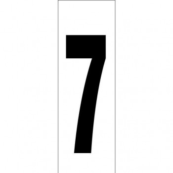 SEÑAL NUMERO  7  4.6X14 CM(RD53507)