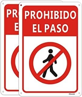 SEÑAL PROHIBIDO EL PASO 21X30  RD 40002