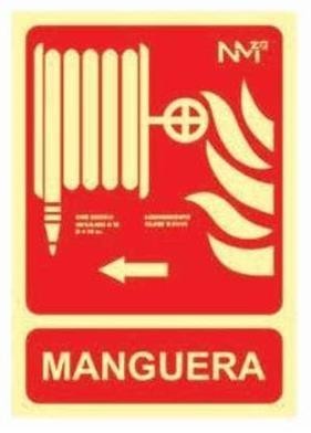 SEÑAL PVC 21X30 MANGUERA