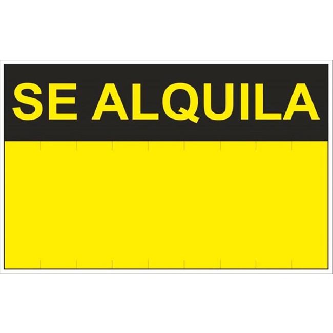 SEÑAL SE ALQUILA 35X45 FLUORESCENTE RD50201