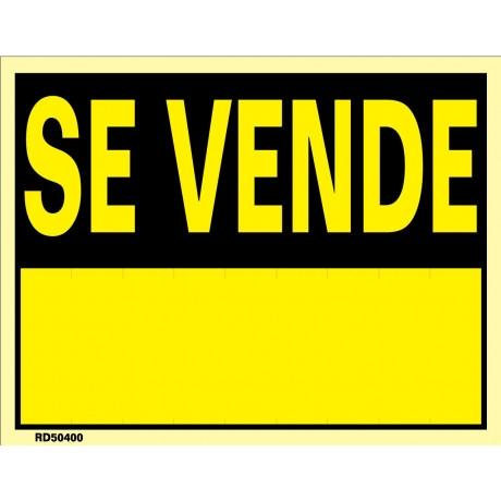 SEÑAL SE VENDE 45X70 FLUORESCENTE RD 51200