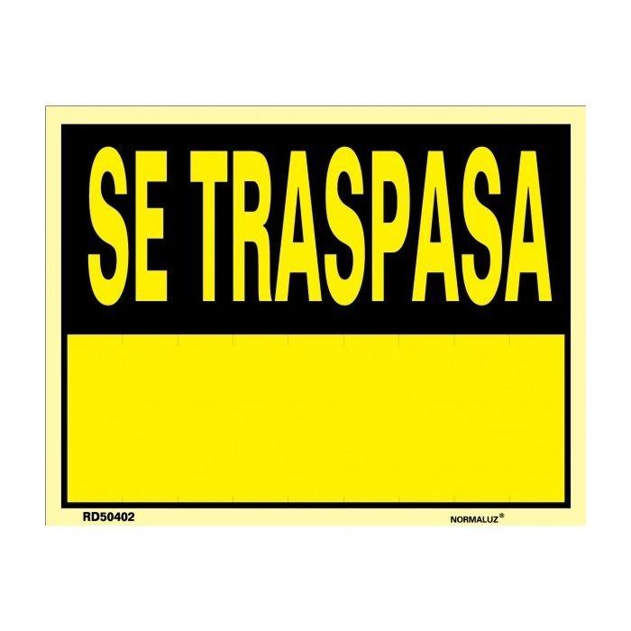 SEÑAL SE TRASPASA 35X45(RD50402)