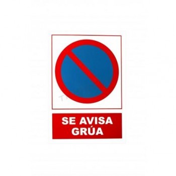 SEÑAL SE AVISARA GRUA  RD40041