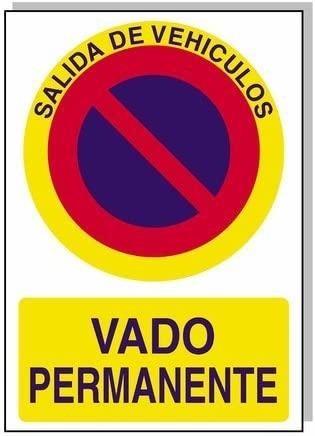 SEÑAL VADO PERMANENTE 21X30 RD40048