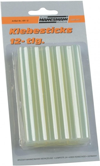 (AGOTADO) SILICONA 12 MINI BARRAS 7,5X50MM. 491-12