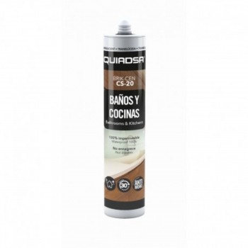 SILICONA BRIK-CEN CS-20 SANITARIOS 280ML BLANCO