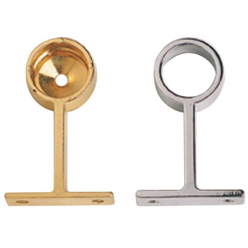 SOPORTE BARRA CENTRAL CROMO C/TAPA 16