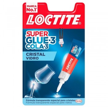 SUPER GLUE-3 3GRS. CRISTAL VIDRIO