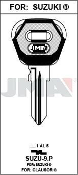 SUZU9P JMA ACERO PLAST NEGRO