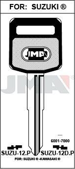 SUZU12DP JMA ACERO PLAST NEGRO