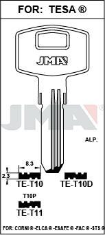 TET10D JMA ALPACA LLAVE