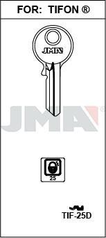 TIF25D JMA B ACERO LLAVE