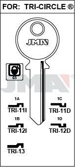 TRI12I JMA C ACERO LLAVE