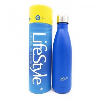 BOTELLA TERMO AZUL  LIFE 500ML. 4211