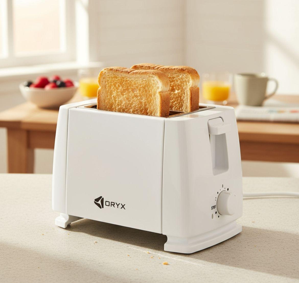TOSTADORA ORYX 2 REBANADAS  BCO. 750W EEL1104