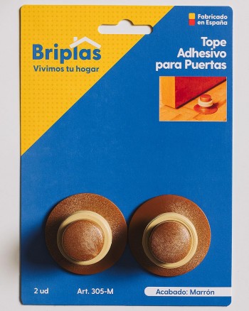 TOPE ADH. SETA MARRON (B.2U)