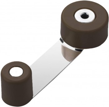 TOPE RETENEDOR PUERTA METAL MARRON