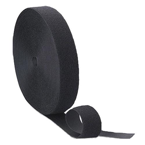 VELCRO ADHESIVO MACHO NEGRO 25M.
