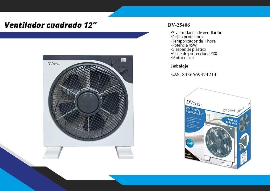 VENTILADOR ELKA BOX-FAN 45W  V012