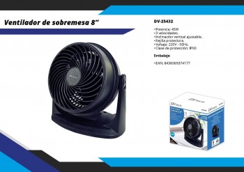 VENTILADOR SPIN-AIR REDONDO   6" 27W TF-615
