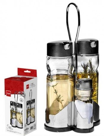 ACEITERA VINAGRERA INOX SET 4 P  CONVOY