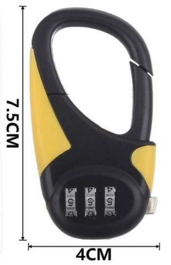 CANDADO MOSQUETON COMBI 42MM,. FERRO 04228