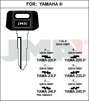 YAMA- 22IP JMA ACERO PLAST NEGRO