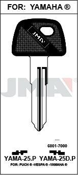 YAMA- 25DP JMA ACERO PLAST NEGRO