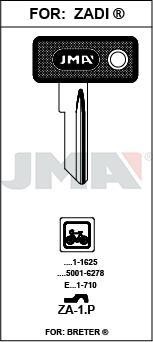 ZA- 1P JMA PLAST NEGRO ACERO
