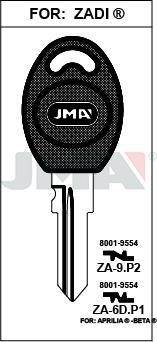 ZA- 6DP1 JMA ACERO PLAST NEGRO