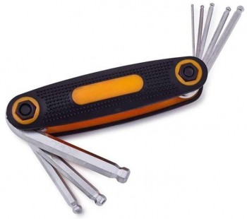 LLAVES ALLEN JUEGO 8P.  1,5 A 8MM BOLA  FERRO 6800803