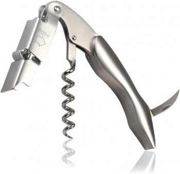 SACACORCHOS INOX C/NAVAJA  2 TIEMP 92440